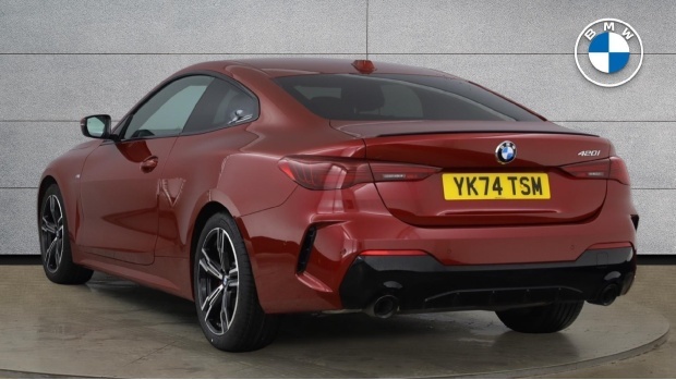 BMW 4 Series 420I M Sport Euro 6 YK74TSM Red #2