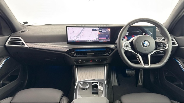 BMW 3 Series 320I M Sport Euro 6 YH75MKD Blue #4