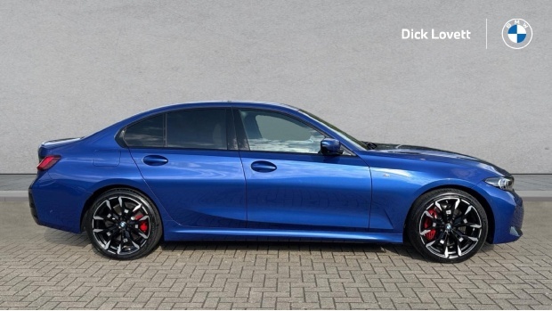BMW 3 Series 320I M Sport Euro 6 YF75UWW Blue #3