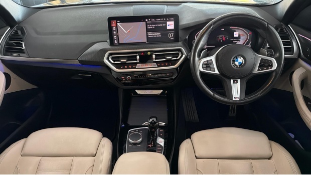 BMW X3 20D Mht M Sport Xdrive Euro 6 VK72KPG Blue #4