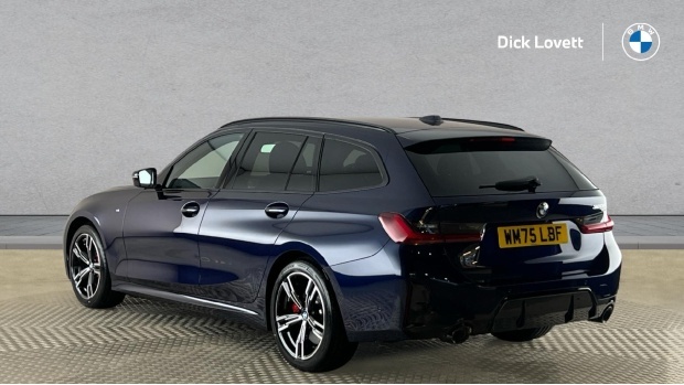 BMW 3 Series 320I M Sport Touring Euro 6 WM75LBF Blue #2