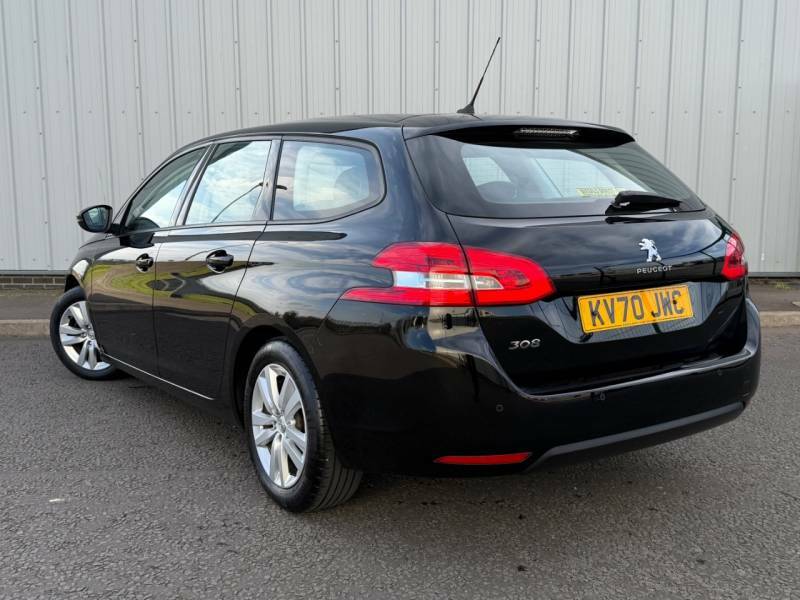 Peugeot 308 1.5 Bluehdi 100 Active - 2020 70 Black #6
