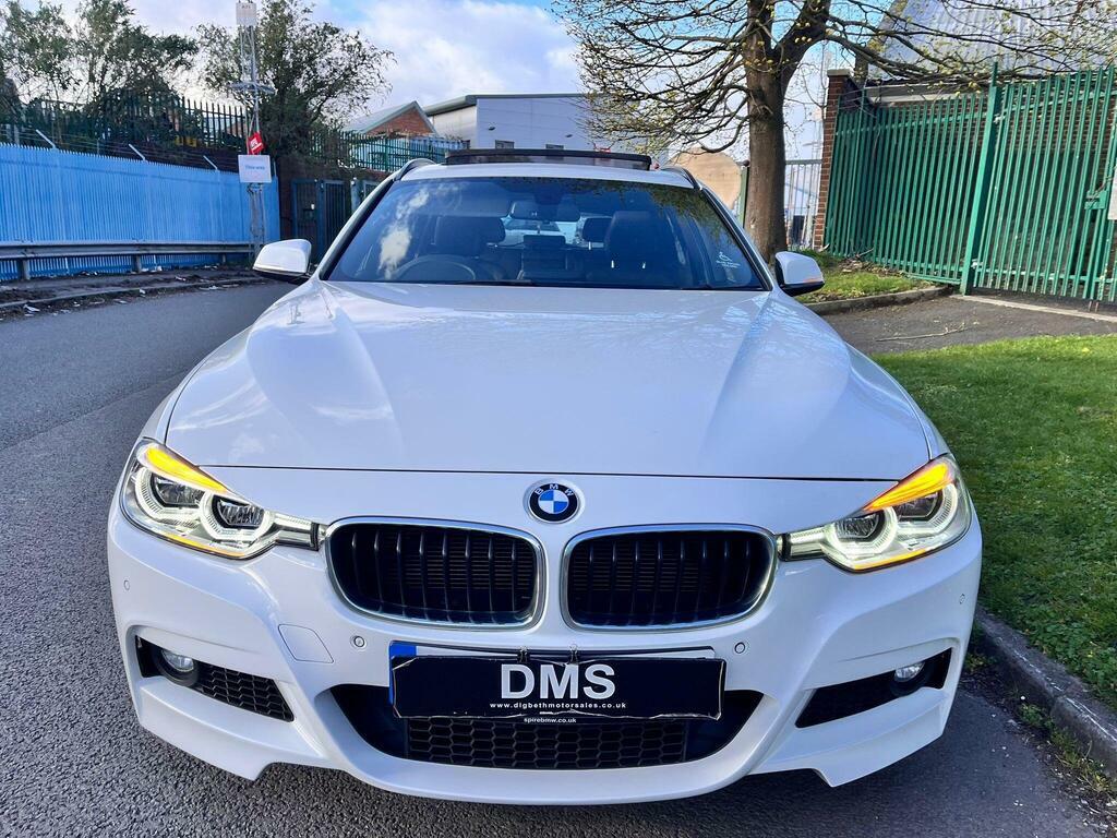 BMW 3 Series 3.0 335D M Sport Touring Xdrive Euro 6 Ss LN66DFJ White #2
