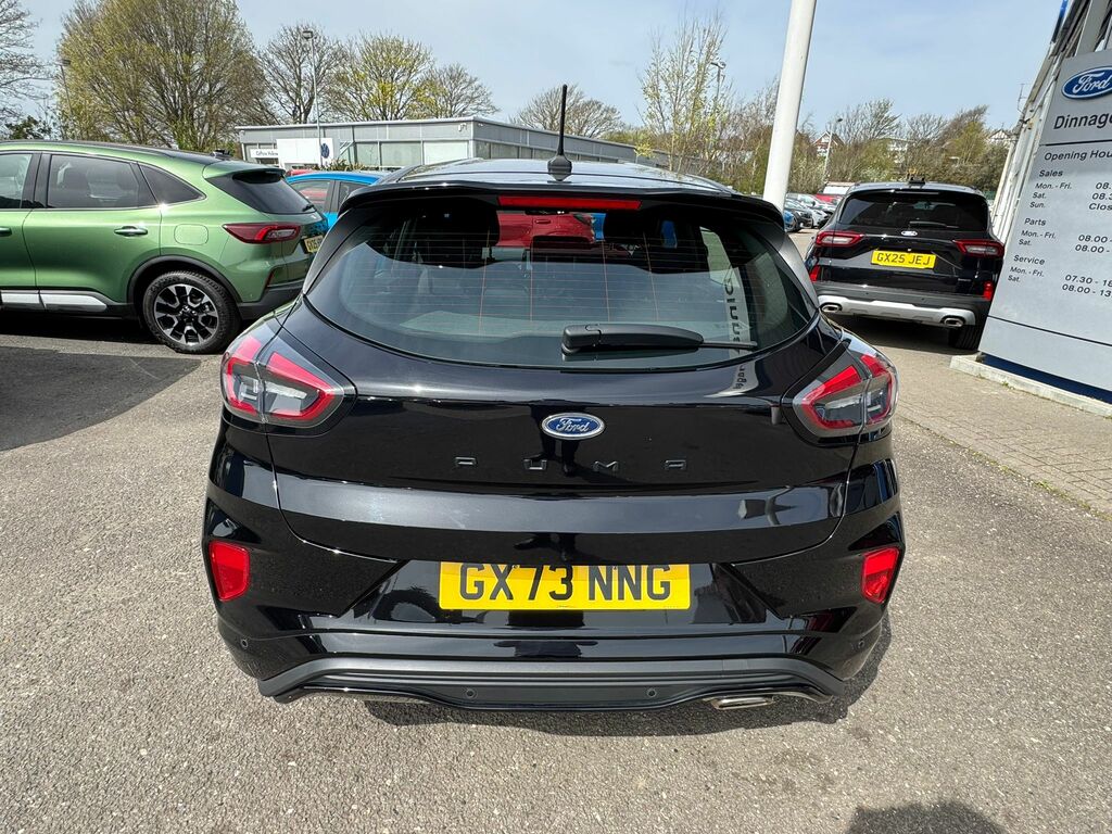 Ford Puma 1.0T Ecoboost Mhev St-line Suv Hybrid M GX73NNG Black #4