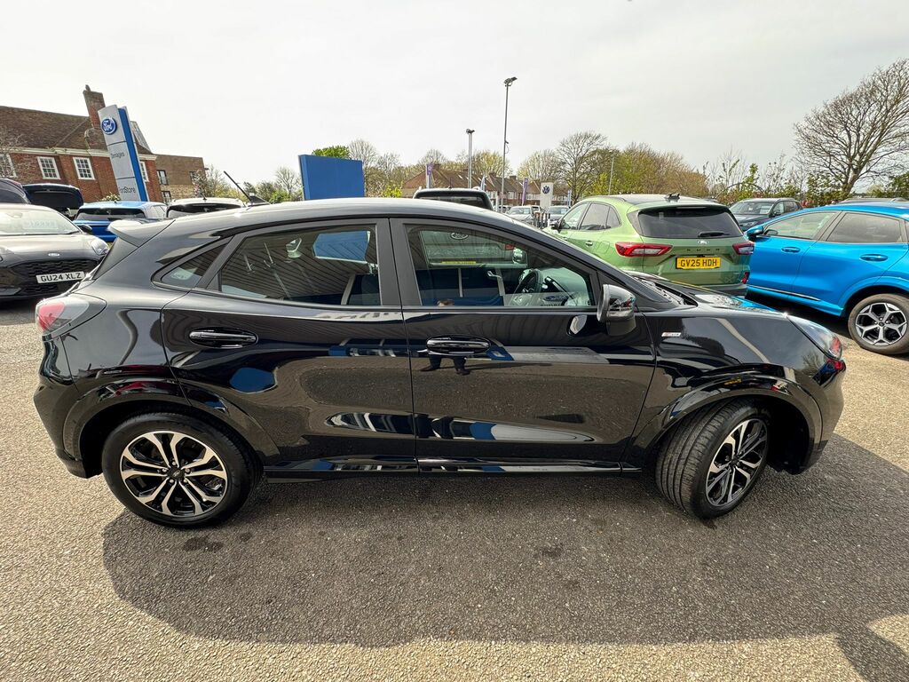 Ford Puma 1.0T Ecoboost Mhev St-line Suv Hybrid M GX73NNG Black #2