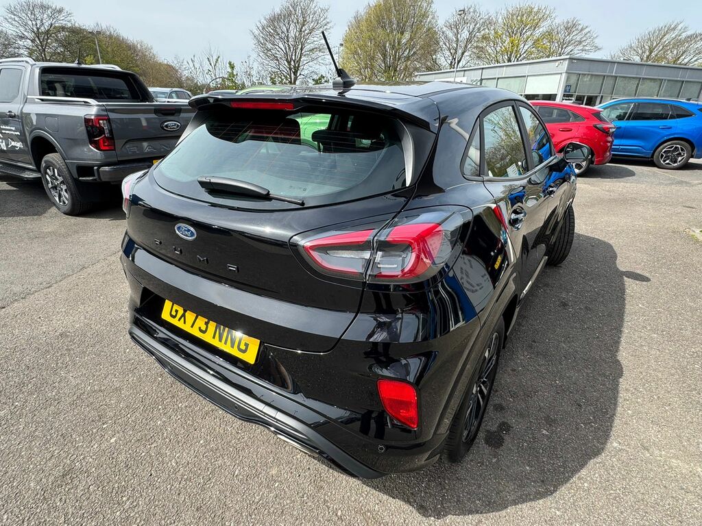 Ford Puma 1.0T Ecoboost Mhev St-line Suv Hybrid M GX73NNG Black #3
