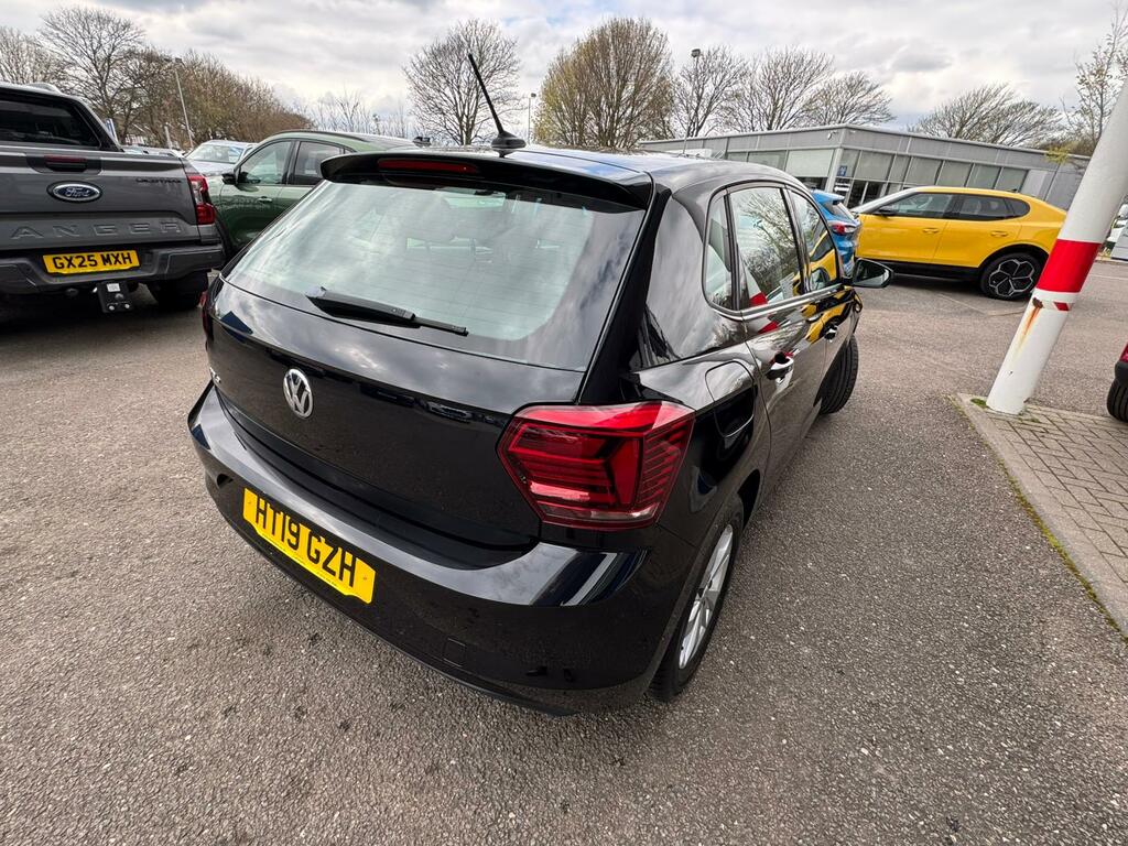Volkswagen Polo 1.0 Tsi Se Tech Edition Hatchback Manua HT19GZH Black #3