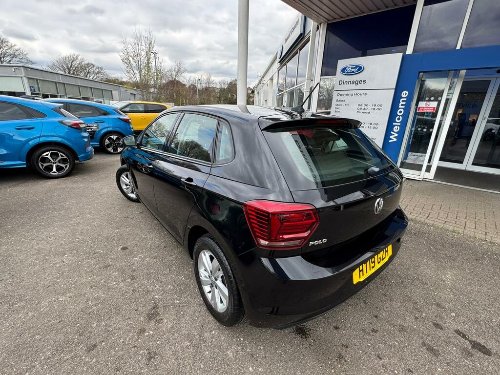 Volkswagen Polo 1.0 Tsi Se Tech Edition Hatchback Manua HT19GZH Black #5