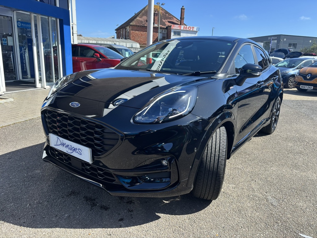 Ford Puma 1.0T Ecoboost Mhev St-line X Suv Hybrid GU24XLZ Black #3