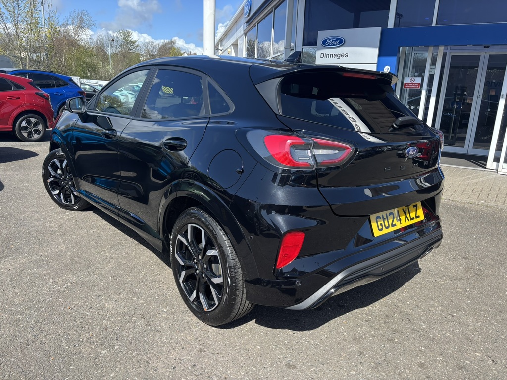 Ford Puma 1.0T Ecoboost Mhev St-line X Suv Hybrid GU24XLZ Black #5