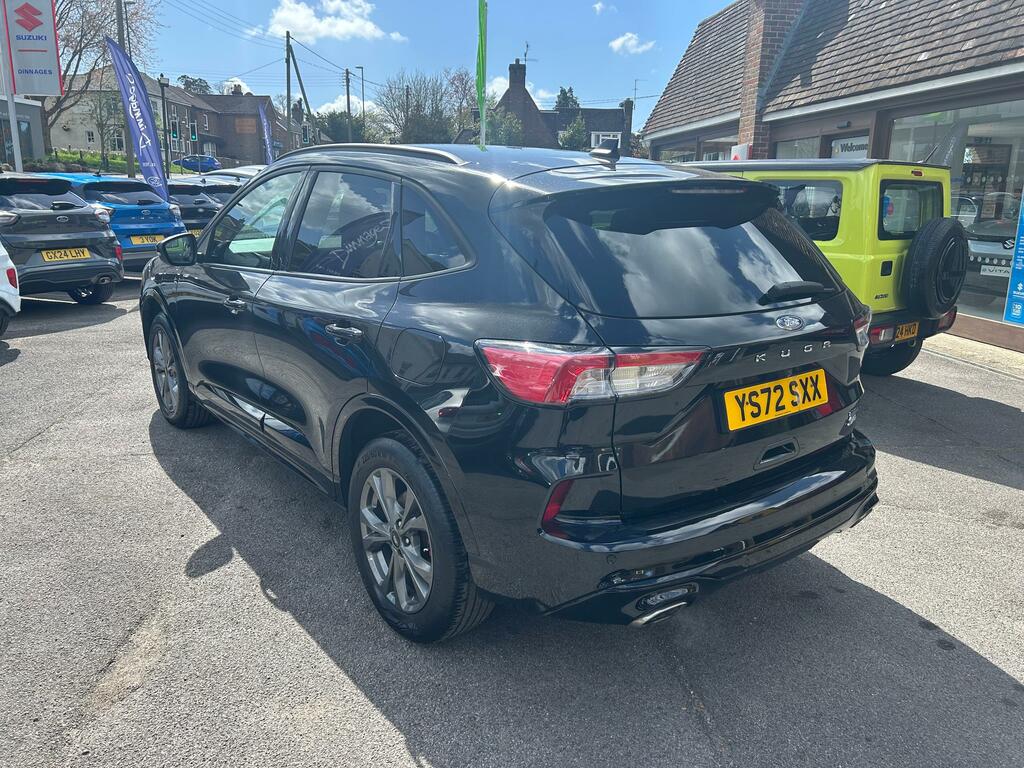 Ford Kuga 2.5 Ecoboost Duratec 14.4Kwh St-line Suv Petro YS72SXX Black #4