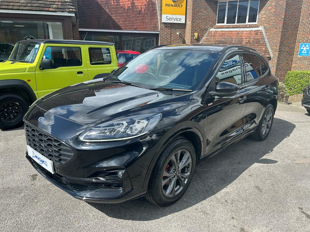 Ford Kuga 2.5 Ecoboost Duratec 14.4Kwh St-line Suv Petro YS72SXX Black #2