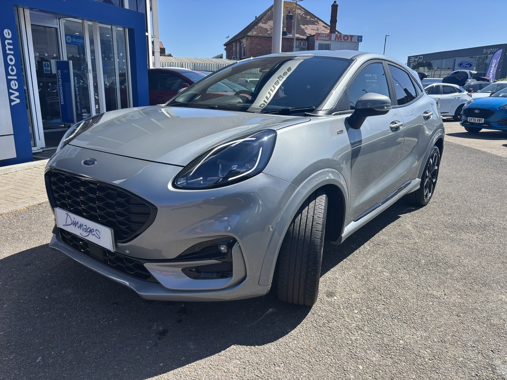 Ford Puma 1.0T Ecoboost Mhev St-line X Suv Hybrid GU24ZZP Silver #3