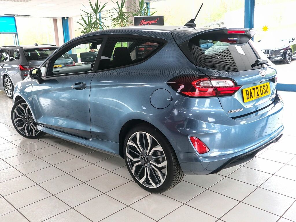 Ford Fiesta 1.0 St-line Vignale Ecoboost Mhev BA72GSO Blue #2