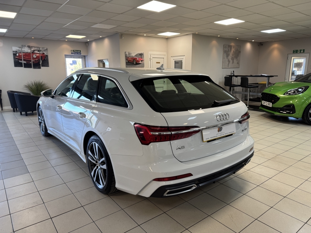 Audi A6 2.0 Tdi S Line Mhev AU19SWF White #3