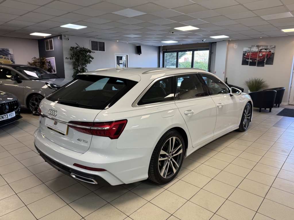 Audi A6 2.0 Tdi S Line Mhev AU19SWF White #5