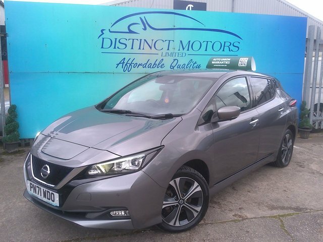 Nissan Leaf E Tekna Hatchback PN71WDO Grey #3