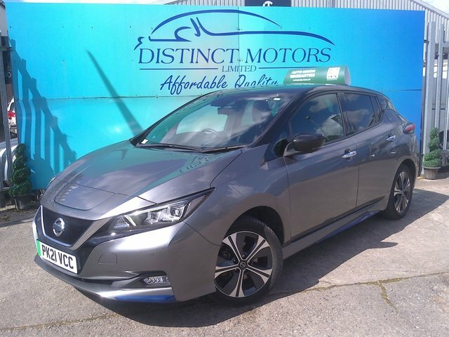 Nissan Leaf E Tekna Hatchback PK21VCC Grey #2