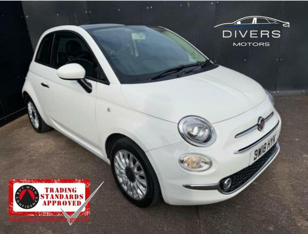 Fiat 500 Hatchback 1.2 Lounge Euro 6 Ss 201818 White