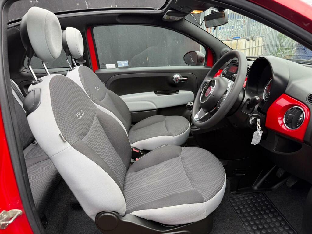 Fiat 500C Convertible 1.2 Pop Euro 6 Ss 202020 WG20AUN Red #5