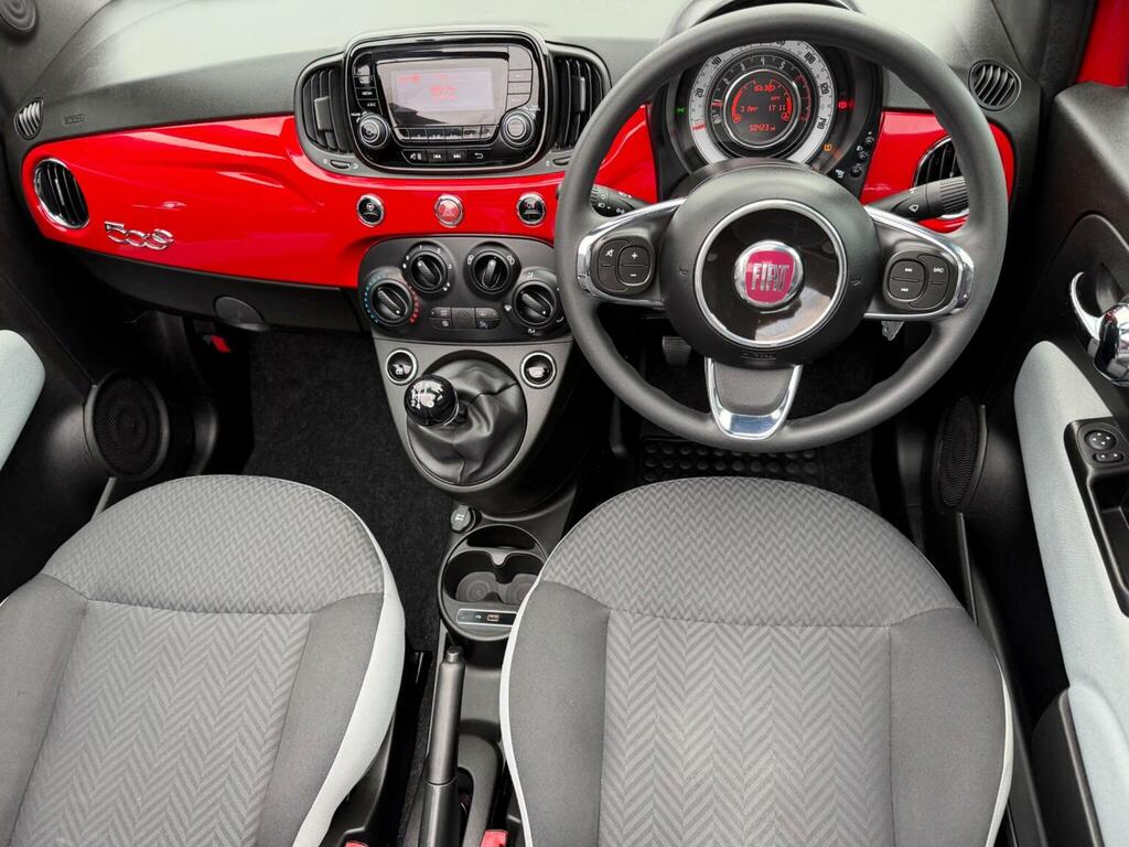 Fiat 500C Convertible 1.2 Pop Euro 6 Ss 202020 WG20AUN Red #2