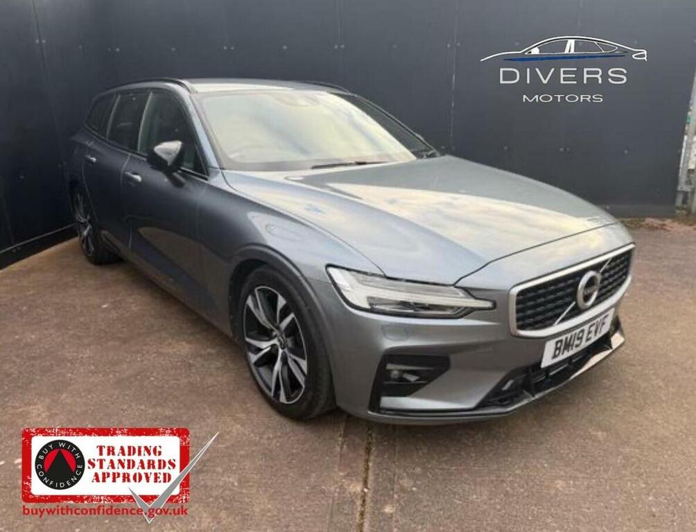 Volvo V60 Estate 2.0 D4 R-design Euro 6 Ss 201919 Grey