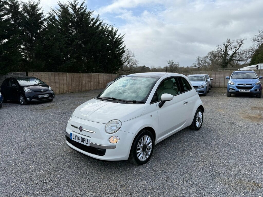 Fiat 500 1.2 Lounge Euro 6 Ss LY14DPU White #5
