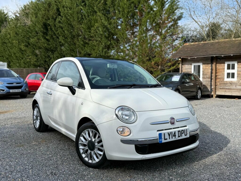 Fiat 500 1.2 Lounge Euro 6 Ss LY14DPU White #2