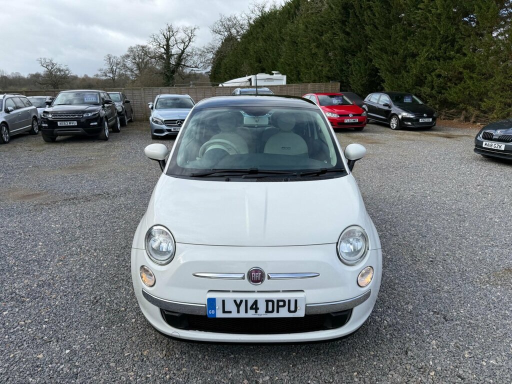 Fiat 500 1.2 Lounge Euro 6 Ss LY14DPU White #3