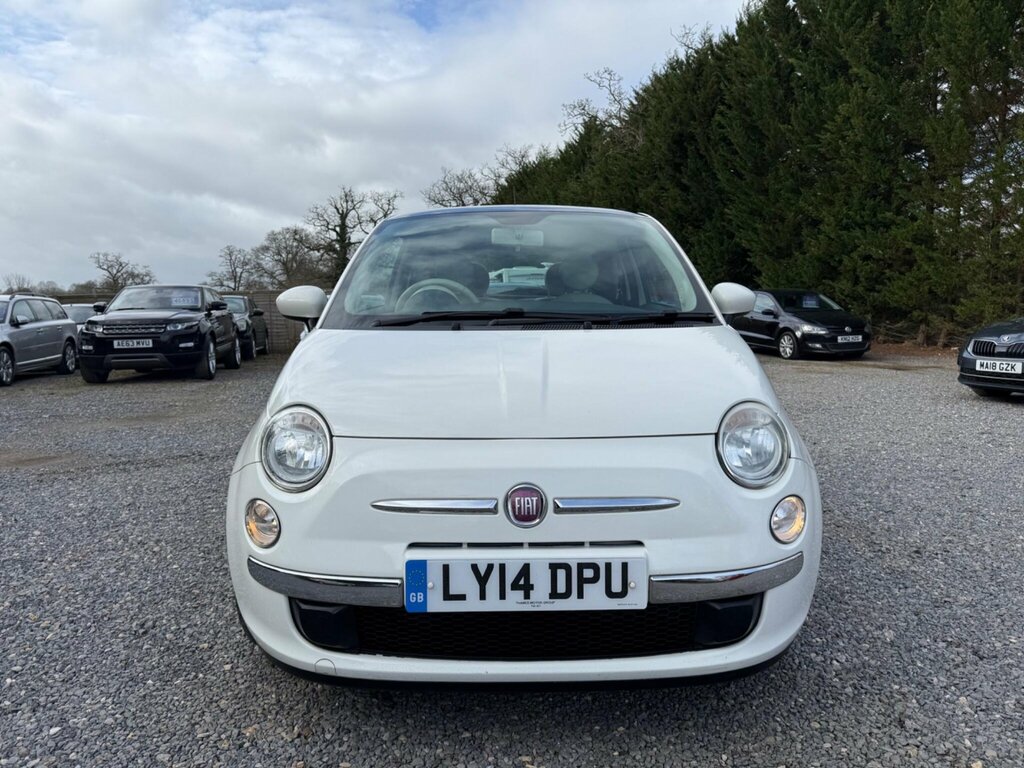 Fiat 500 1.2 Lounge Euro 6 Ss LY14DPU White #4