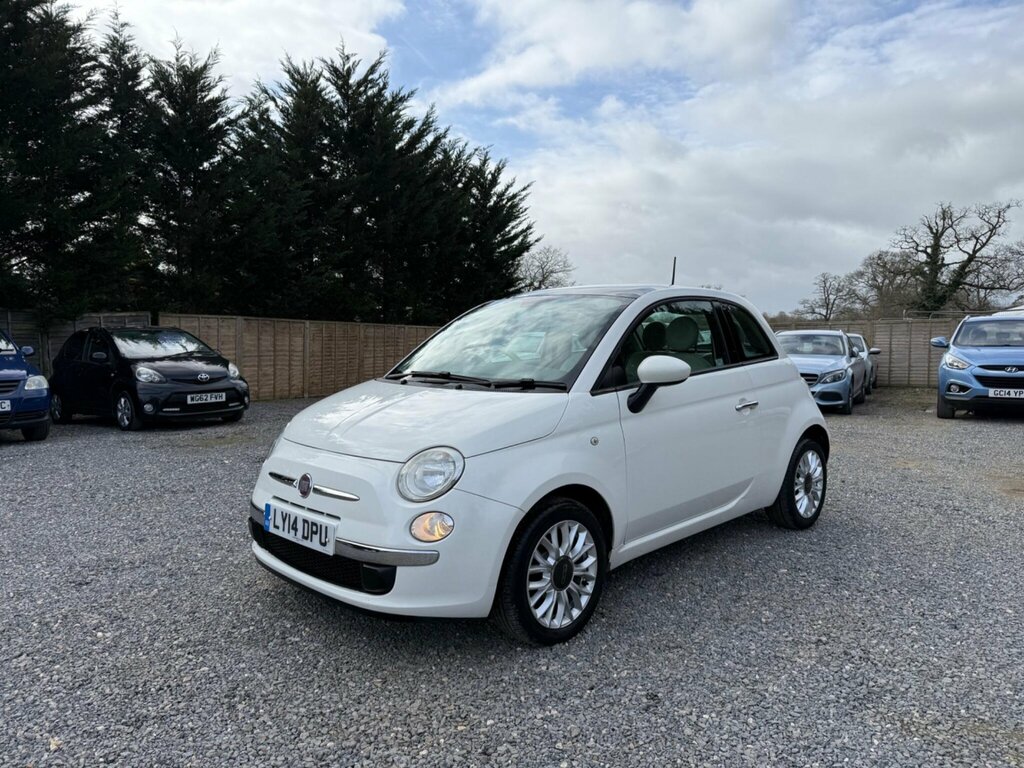 Fiat 500 1.2 Lounge Euro 6 Ss LY14DPU White #6
