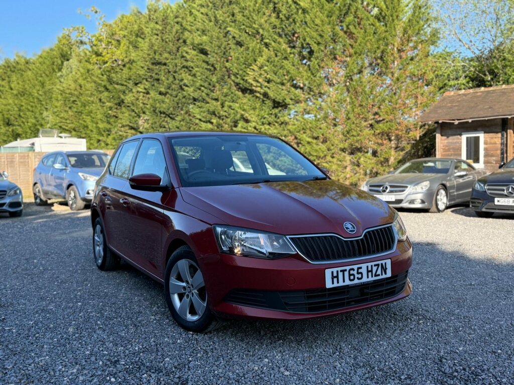 Skoda Fabia 1.2 Tsi Se Euro 6 Ss HT65HZN Red #2