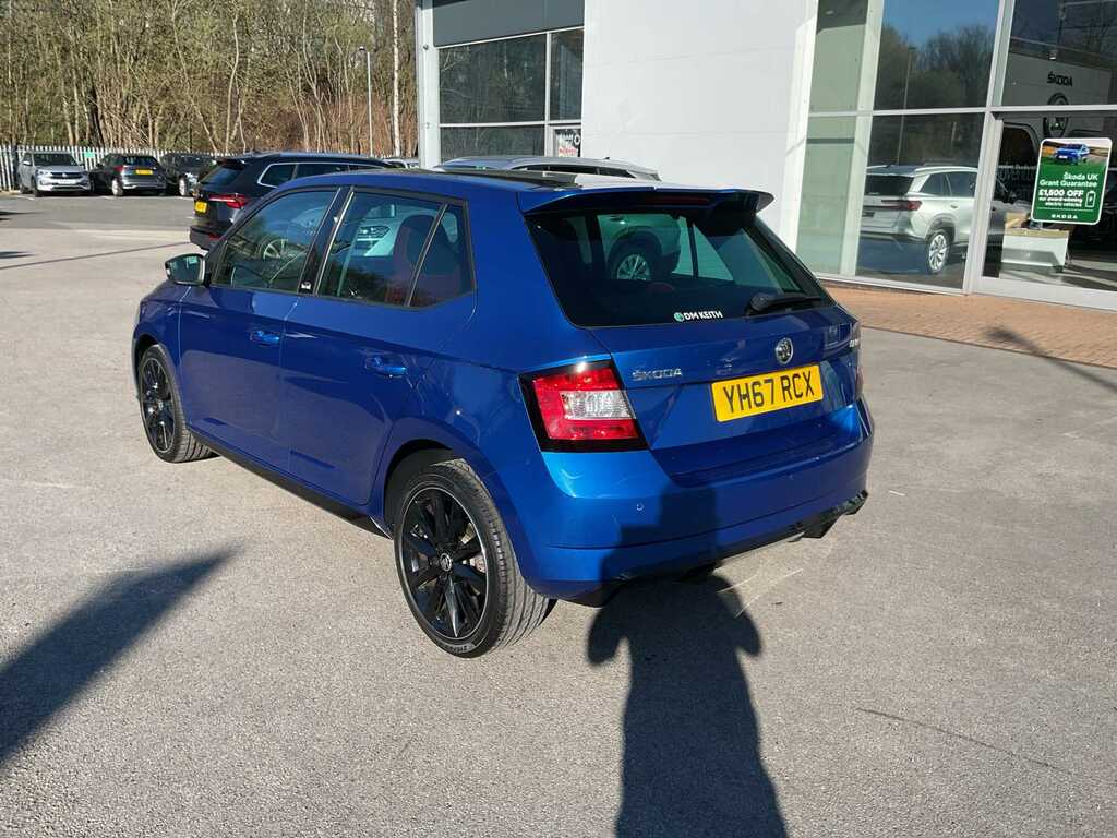 Skoda Fabia 1.0 Tsi Monte Carlo YH67RCX Blue #3