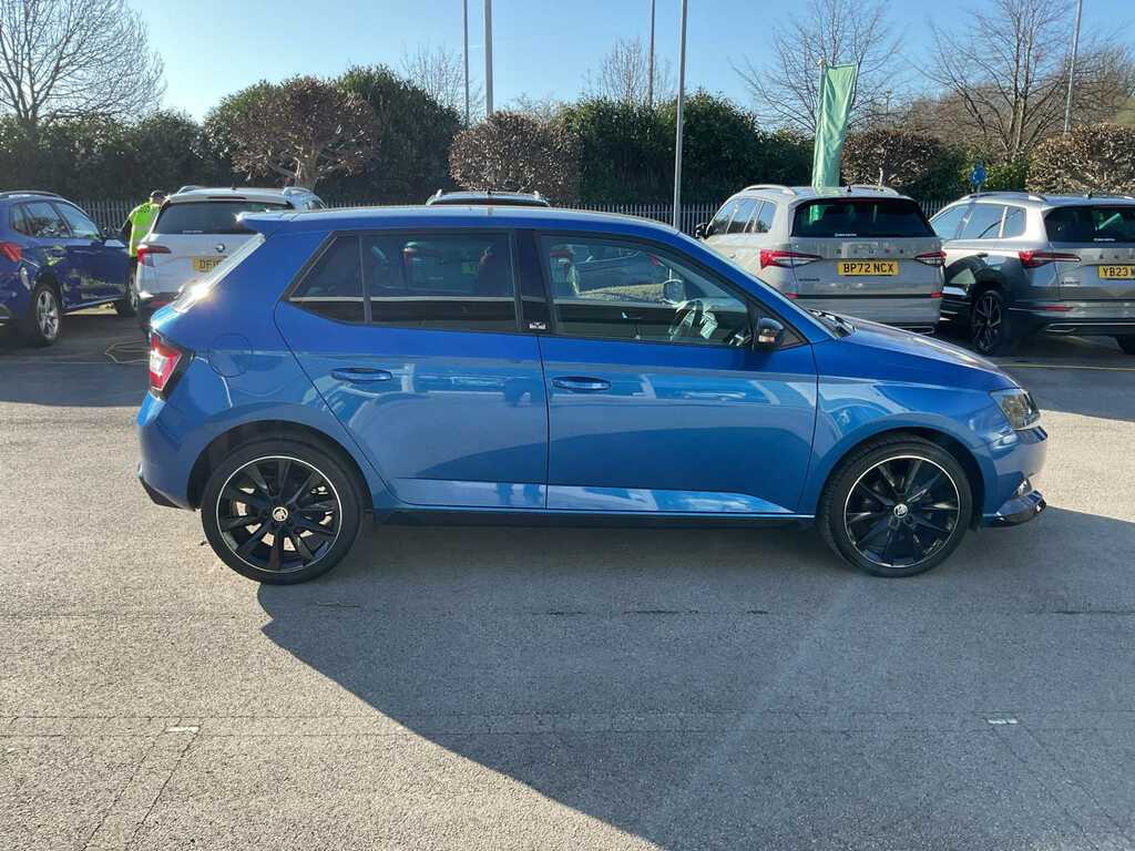 Skoda Fabia 1.0 Tsi Monte Carlo YH67RCX Blue #4