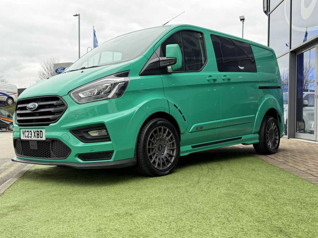 Ford Transit Custom 2.0 Ecoblue 170Ps Low Roof Dcab Limited Van YC23XBD Green #3