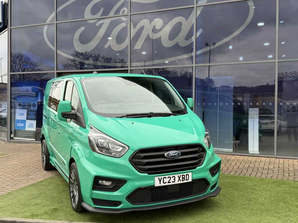 Ford Transit Custom 2.0 Ecoblue 170Ps Low Roof Dcab Limited Van YC23XBD Green #2