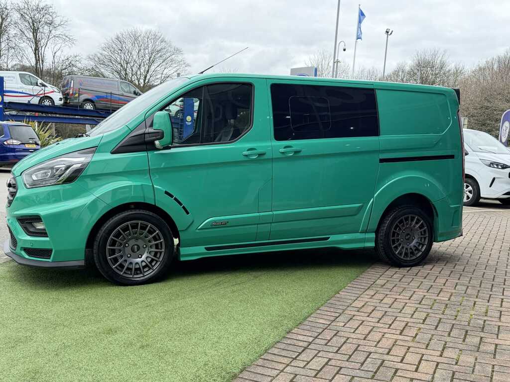 Ford Transit Custom 2.0 Ecoblue 170Ps Low Roof Dcab Limited Van YC23XBD Green #4