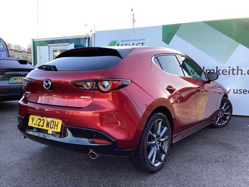 Mazda 3 2.0 E-skyactiv G Mhev Exclusive-line YJ23WOH Red #3