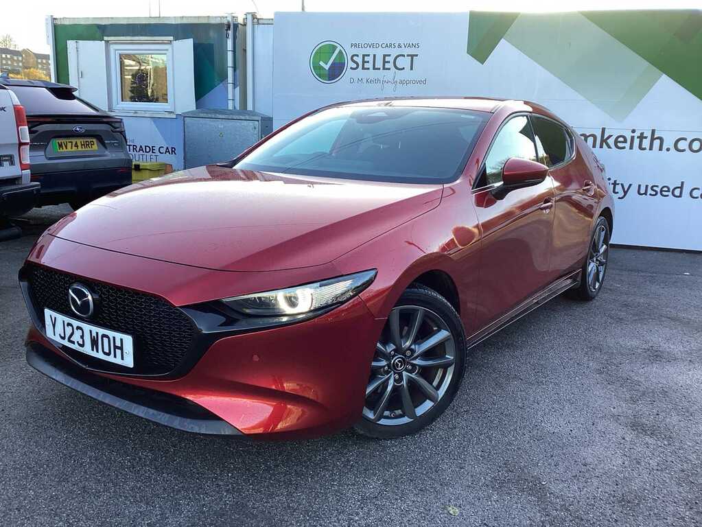 Mazda 3 2.0 E-skyactiv G Mhev Exclusive-line YJ23WOH Red #5