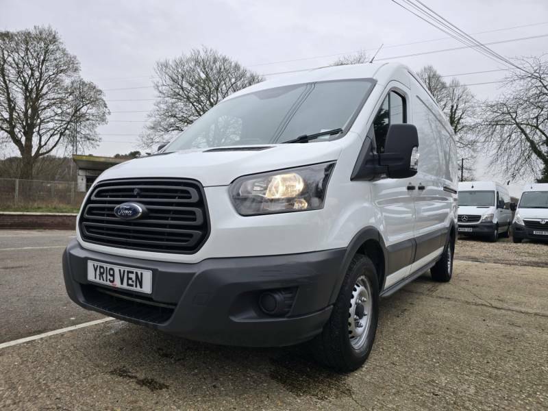 Ford Transit Custom 2.0 350 Ecoblue Fwd L3 H2 Lwb Med Roof - 2019 19 YR19VEN White #2