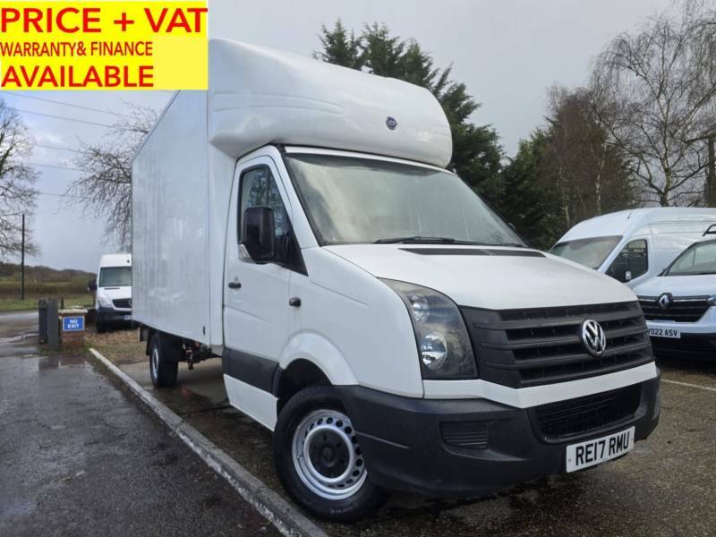 Volkswagen Crafter 2.0 Tdi Cr35 Bluemotion Luton Van Tail Lift - 2017 White