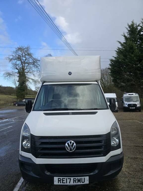 Volkswagen Crafter 2.0 Tdi Cr35 Bluemotion Luton Van Tail Lift - 2017 RE17RMU White #4