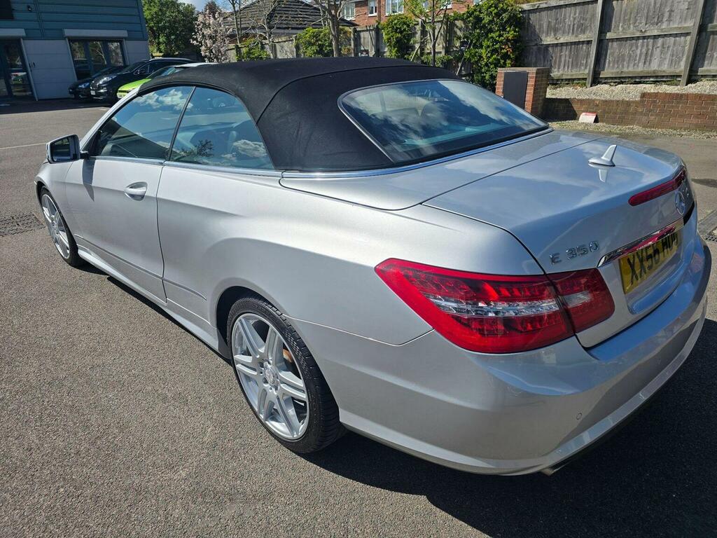 Mercedes-Benz E Class Convertible 3.0 E350 Cdi V6 Blueefficiency Sport C XX56HUG Silver #6