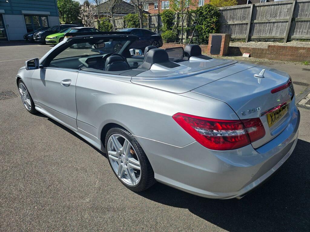Mercedes-Benz E Class Convertible 3.0 E350 Cdi V6 Blueefficiency Sport C XX56HUG Silver #5
