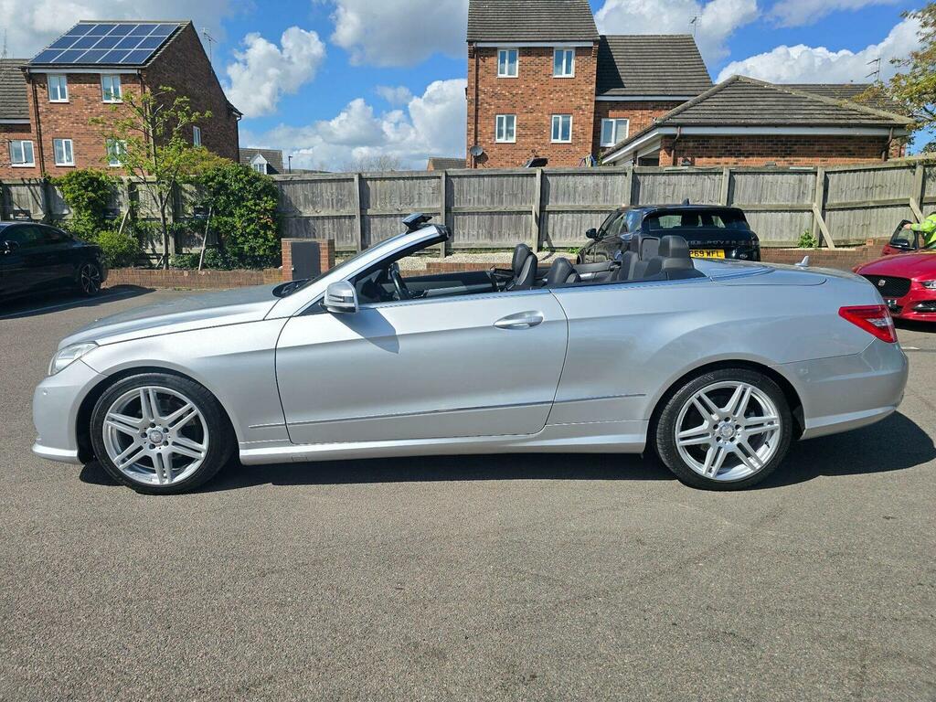 Mercedes-Benz E Class Convertible 3.0 E350 Cdi V6 Blueefficiency Sport C XX56HUG Silver #2