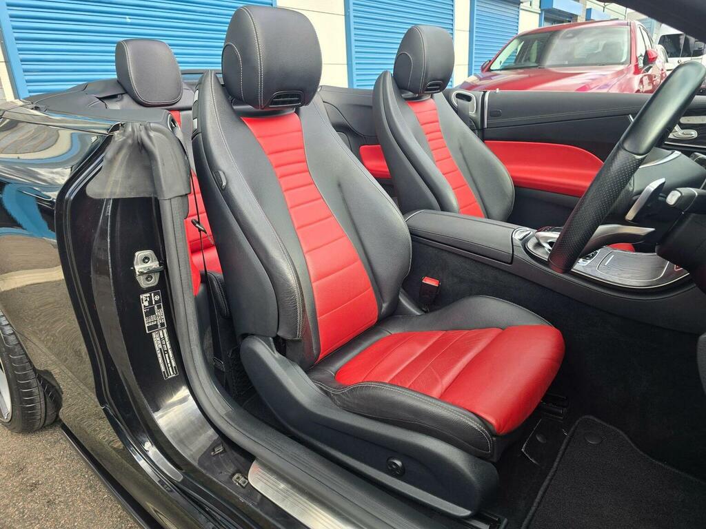 Mercedes-Benz E Class Convertible 2.0 E220d Amg Line Premium Plus Cabr HT18YPK Black #2