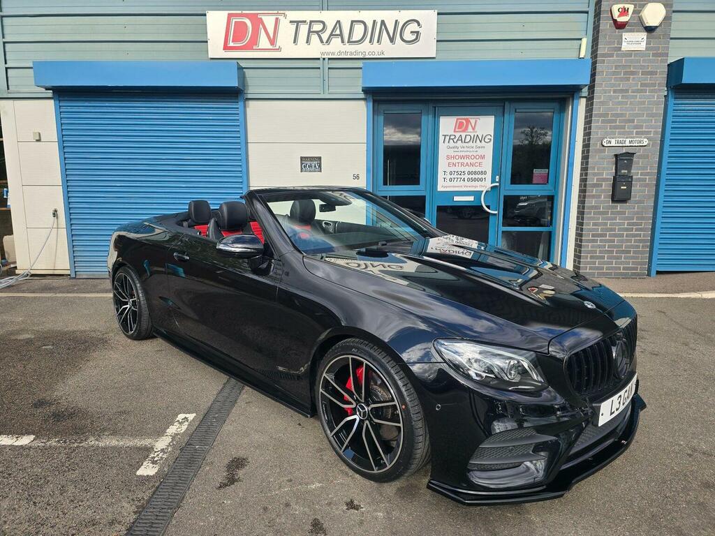 Mercedes-Benz E Class Convertible 2.0 E220d Amg Line Premium Plus Cabr Black