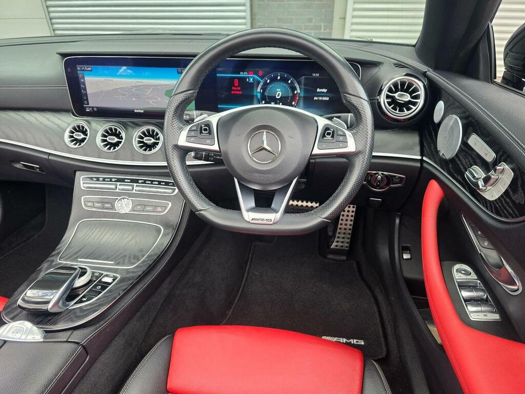 Mercedes-Benz E Class Convertible 2.0 E220d Amg Line Premium Plus Cabr HT18YPK Black #6