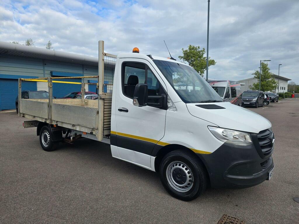 Mercedes-Benz Sprinter Dropside 2.1 314 Cdi Fwd L1 Euro 6 201919 White