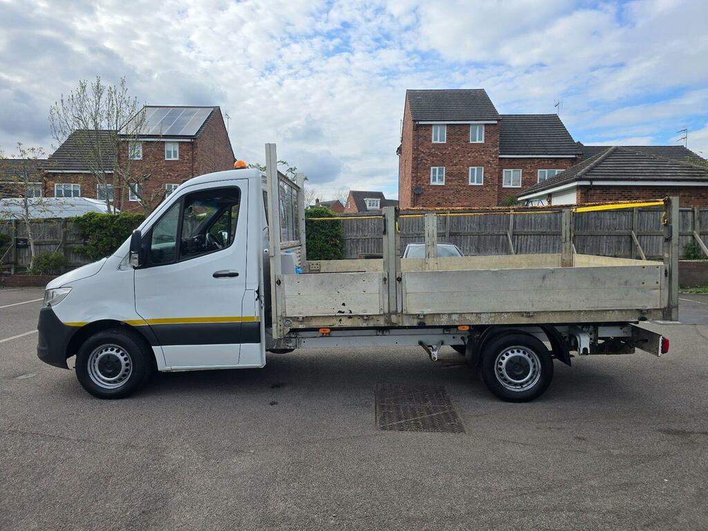 Mercedes-Benz Sprinter Dropside 2.1 314 Cdi Fwd L1 Euro 6 201919 WS19NTF White #2